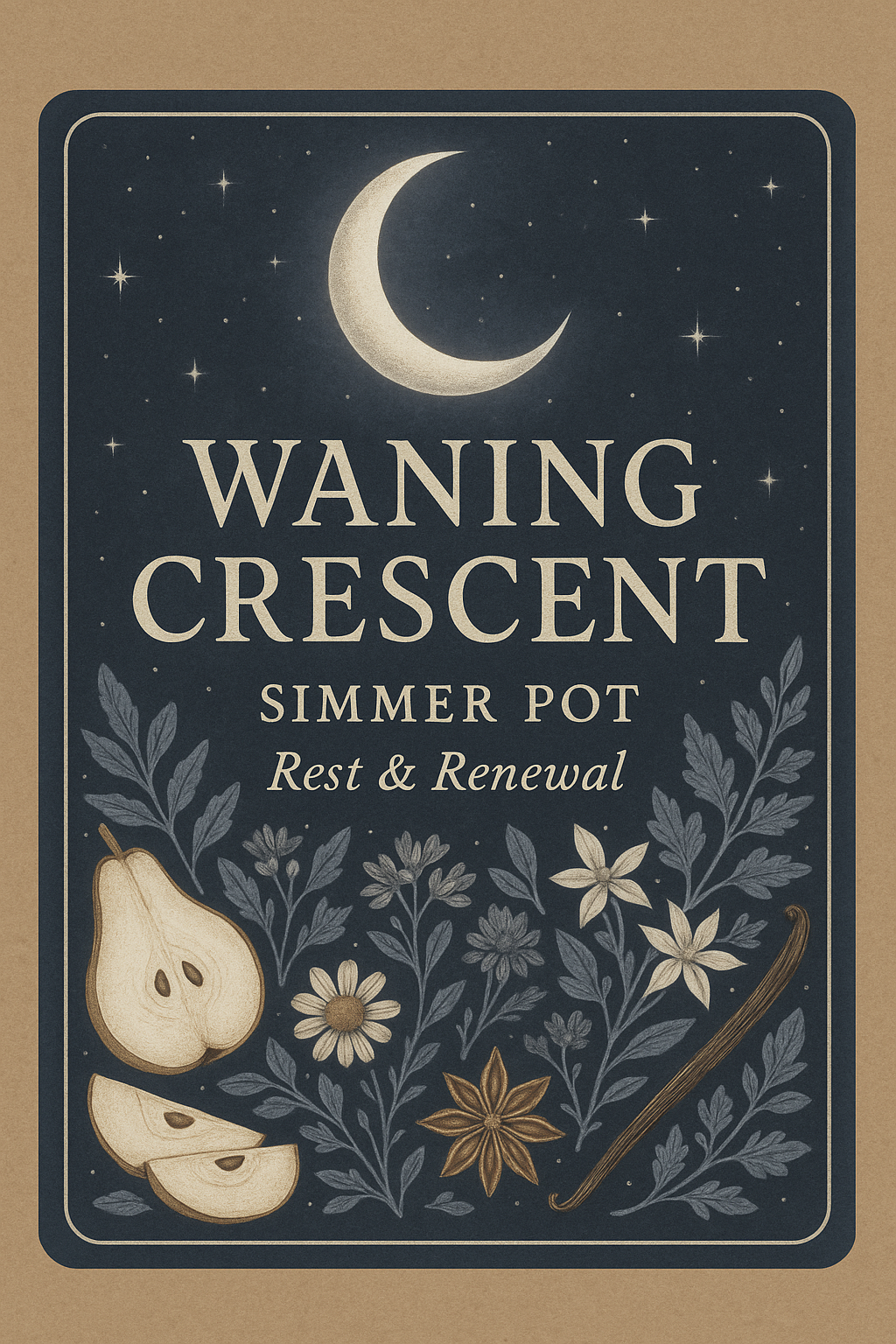 Waning Crescent Simmer Pot – Rest & Renewal
