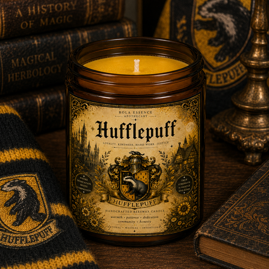 Hearth & Honey – Hufflepuff House Candle