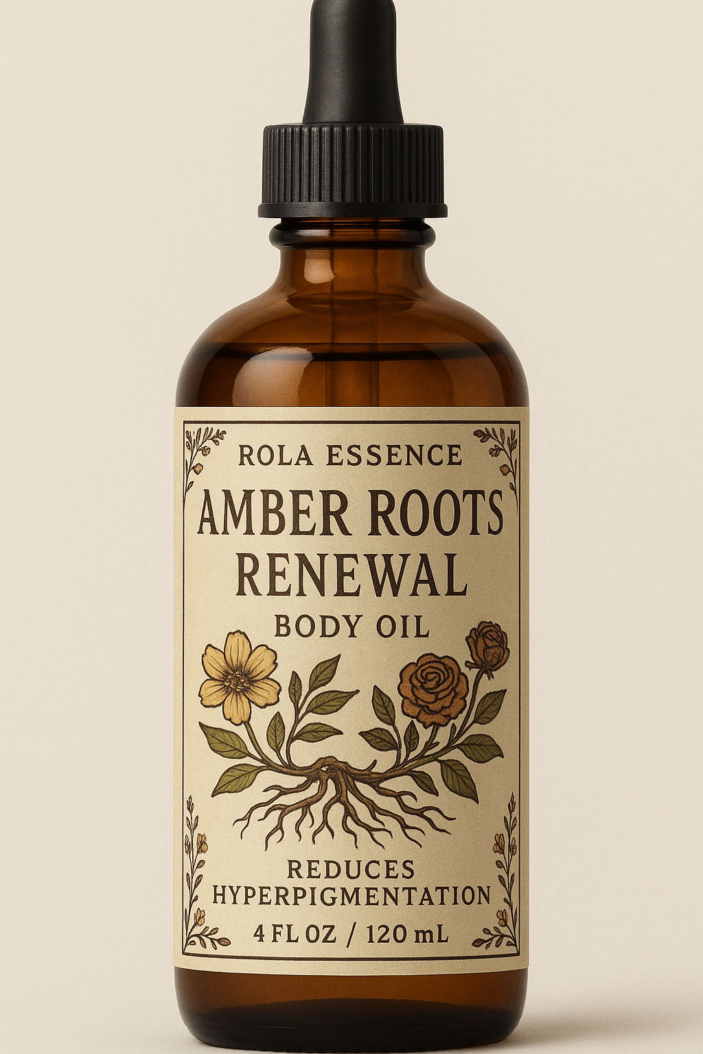 Amber Roots Renewal — Reducing Dark Spots Body Oil