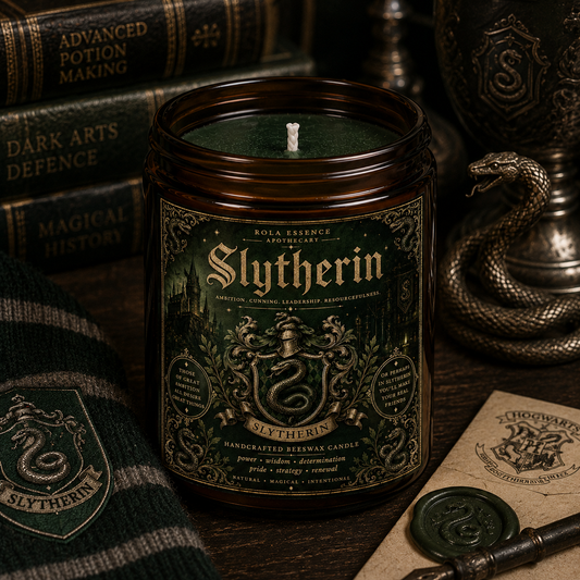 Serpent’s Ambition – Slytherin House Candle
