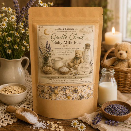 Gentle Cloud Baby Milk Bath - Calming • Moisturizing • Rash Reducing
