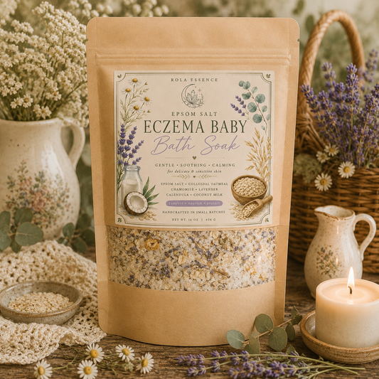 Eczema Baby Bath Soak - Nourishing • Calming • Baby Safe Milk Bath