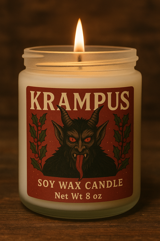 Krampus — A Dark Winter Candle