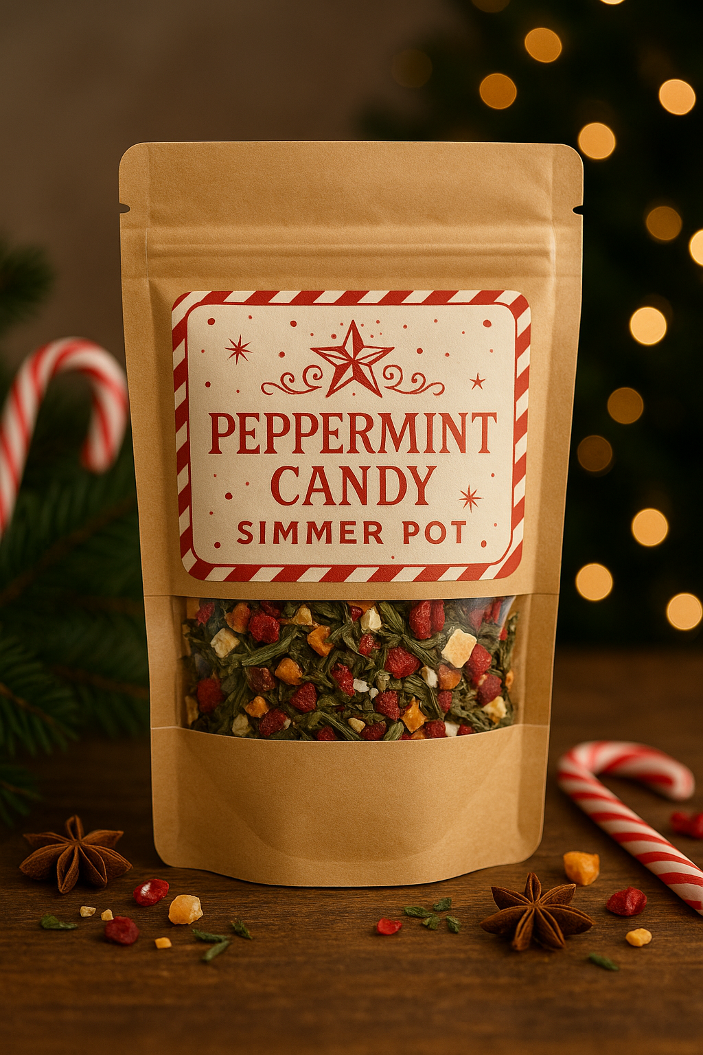 Peppermint Candy Simmer Pot