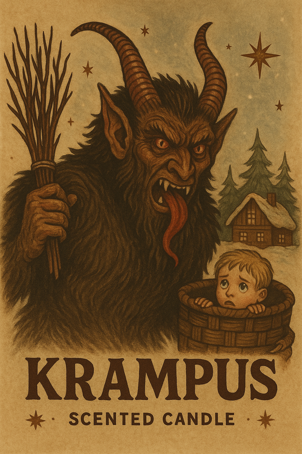 Krampus — A Dark Winter Candle