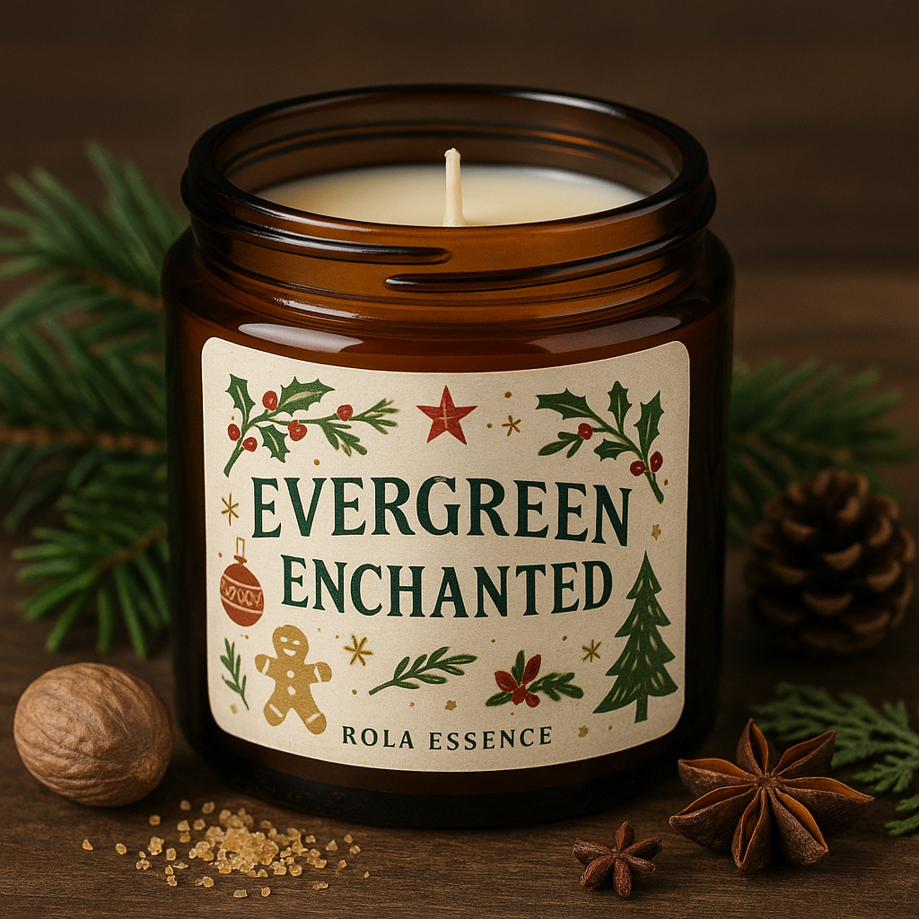Evergreen Enchanted Candle