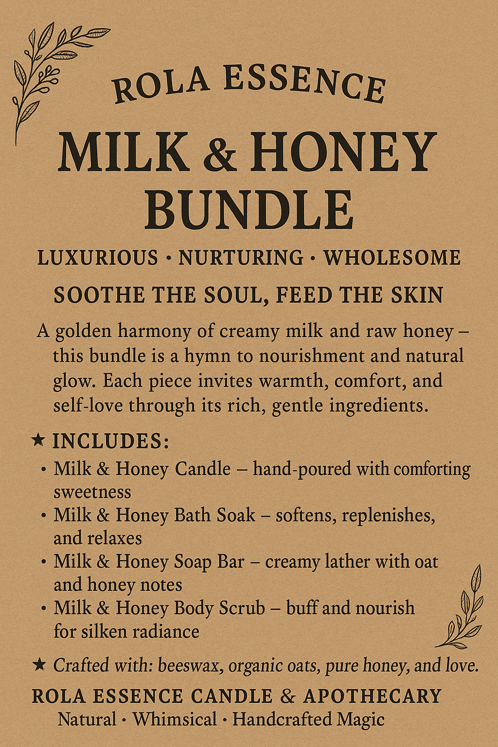 Milk & Honey Bundle