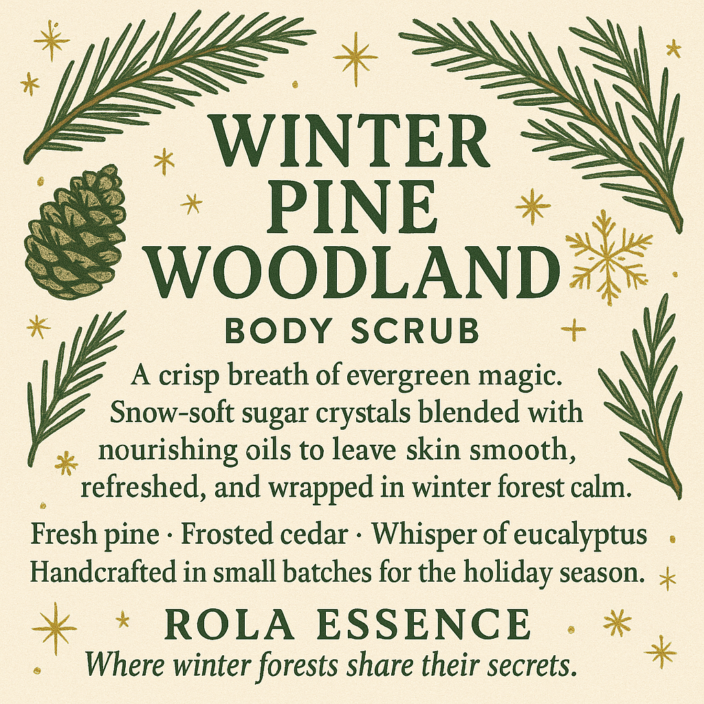 Winter Pine Woodland – Body Scrub