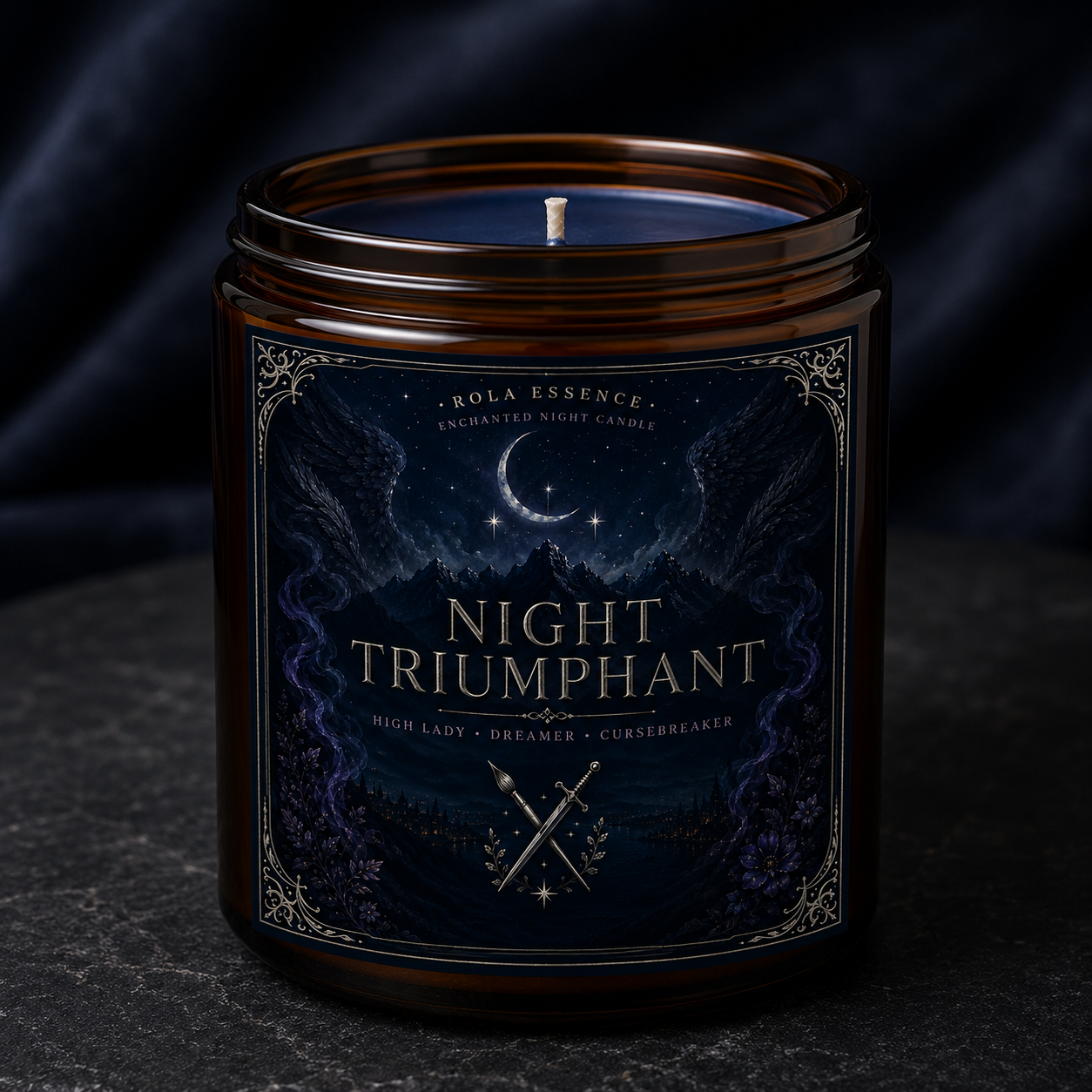 Night Triumphant Candle | Inspired by Feyre Archeron