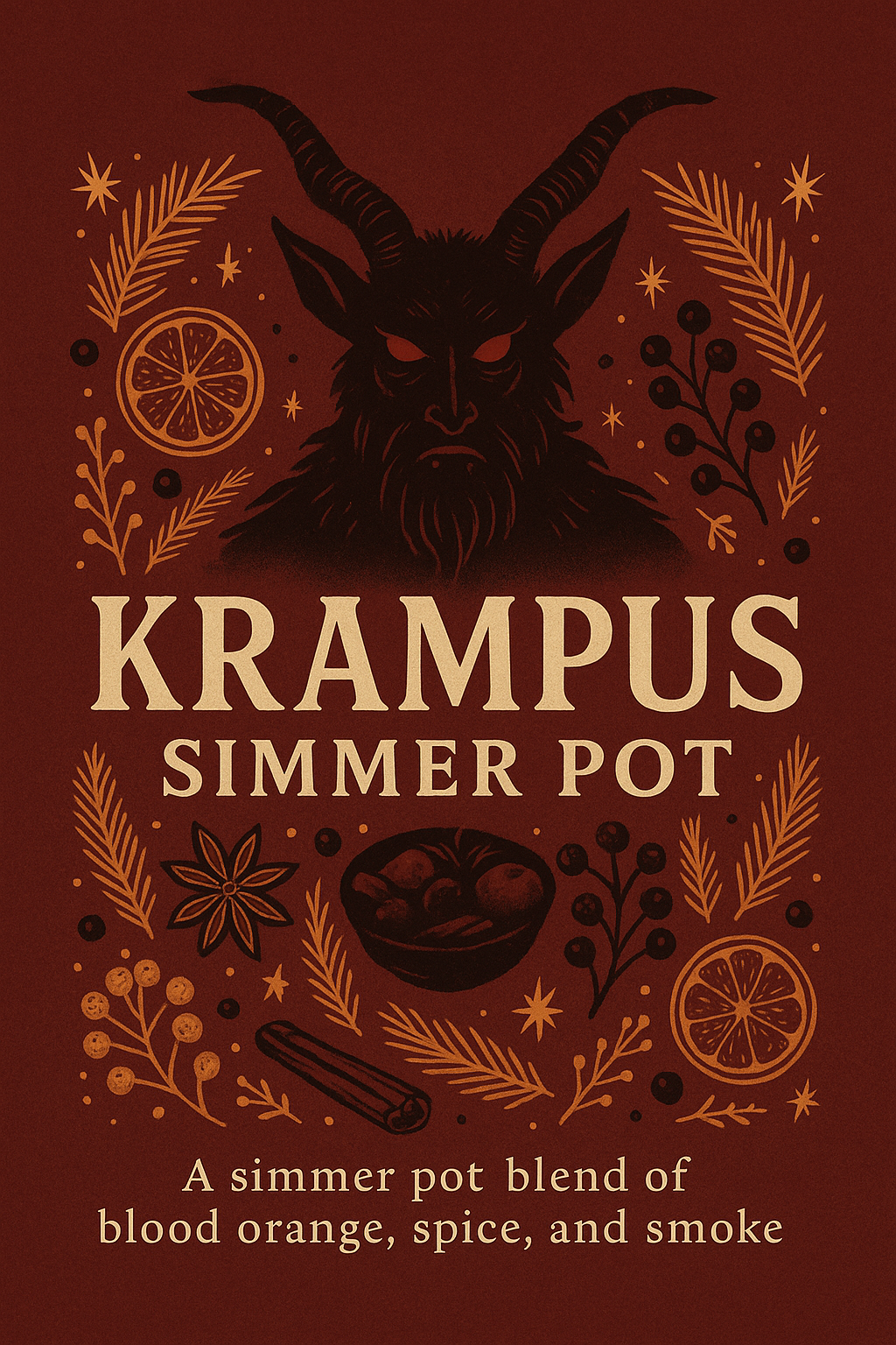 Krampus Simmer Pot