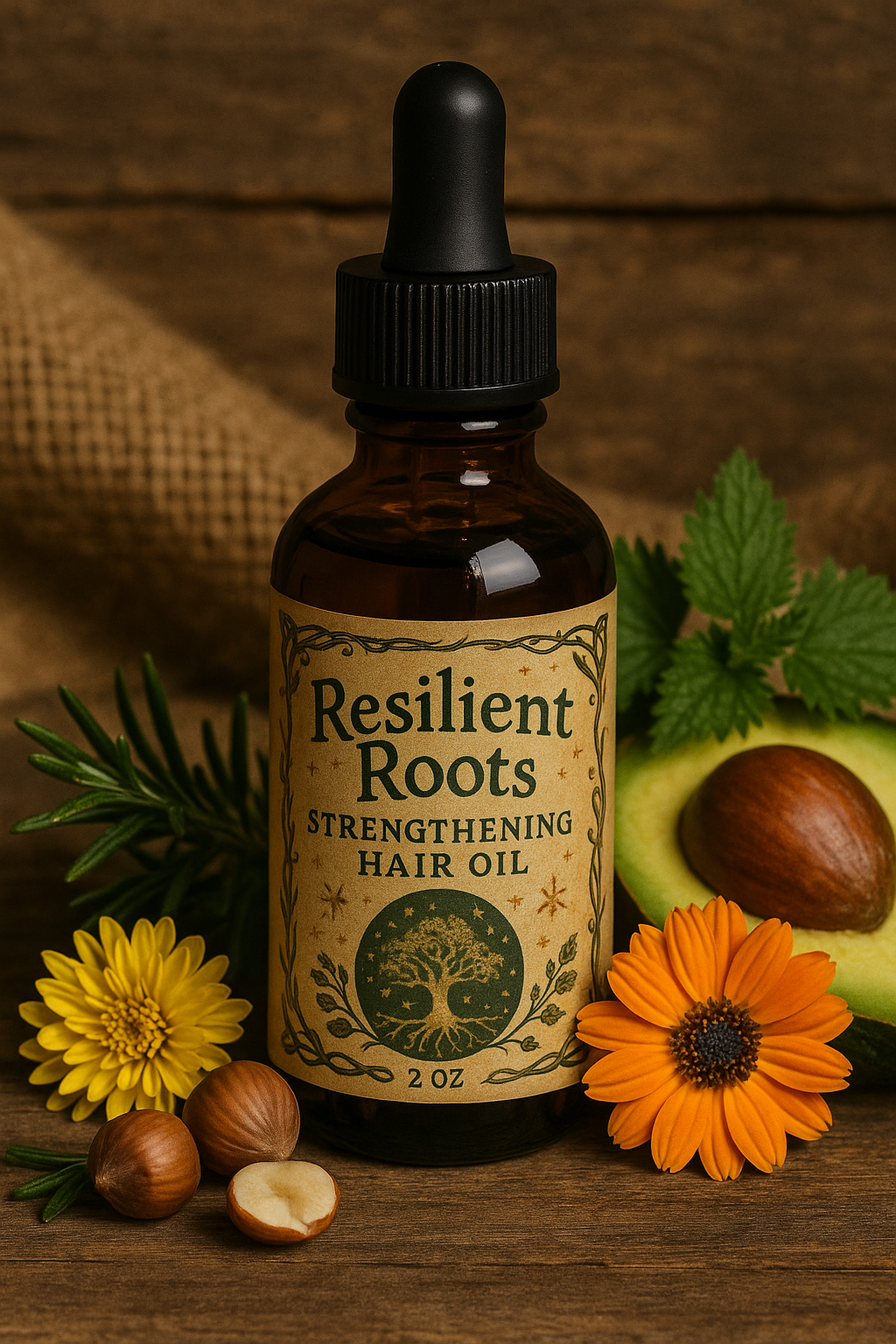 Resilient Roots Strengthening Hair Oil