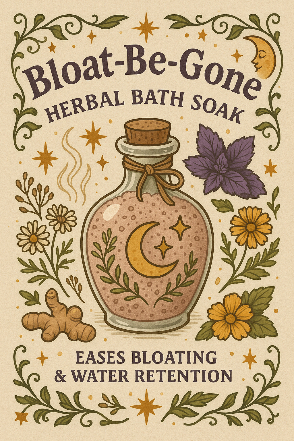 Bloat-Be-Gone Herbal Bath Soak