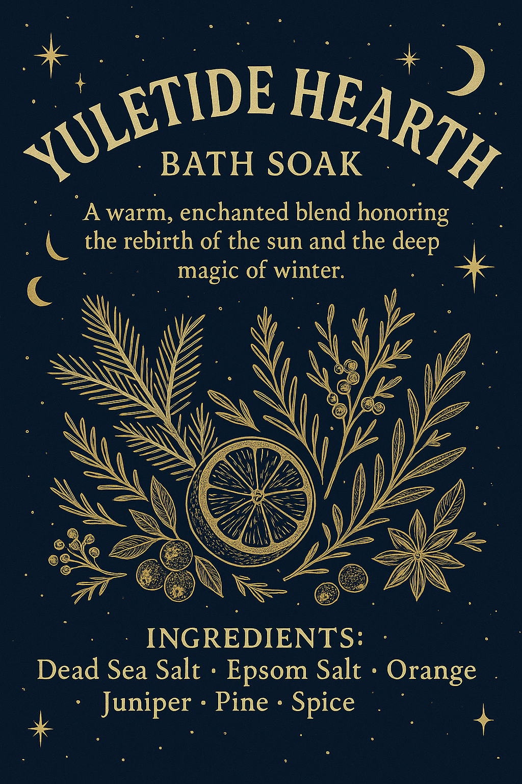 Yuletide Hearth Bath Soak – A Midwinter Ritual