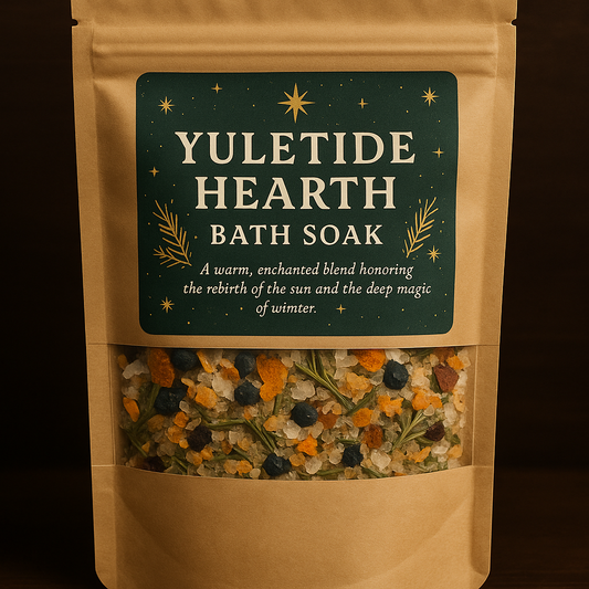Yuletide Hearth Bath Soak – A Midwinter Ritual