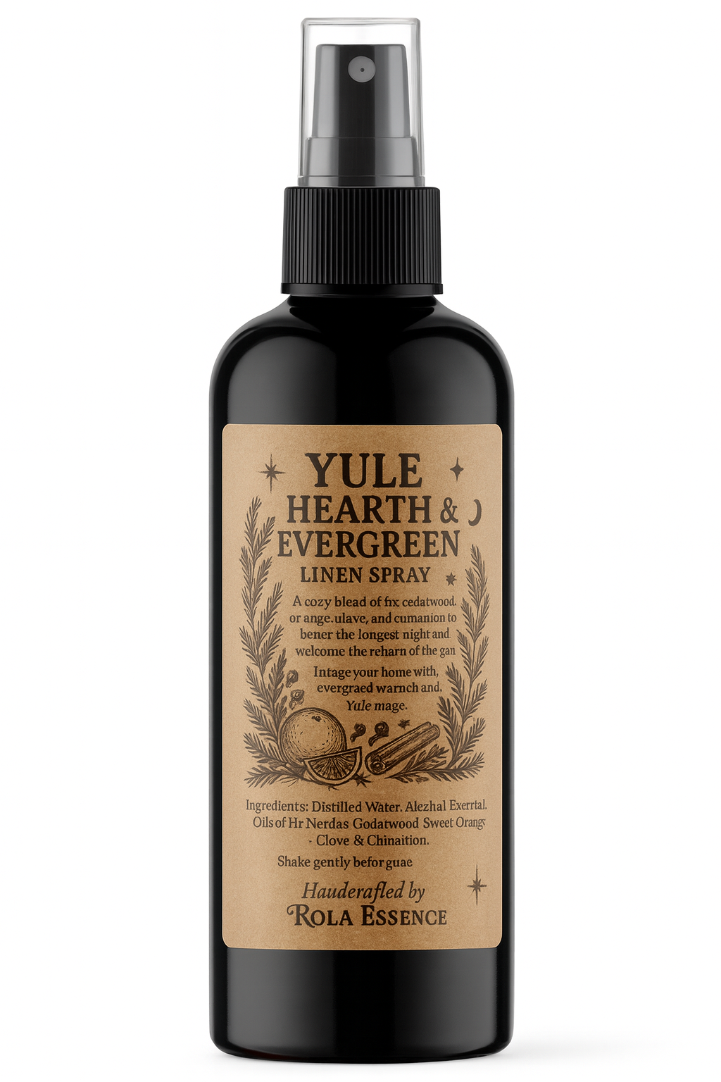 Yule Hearth & Evergreen Linen Spray