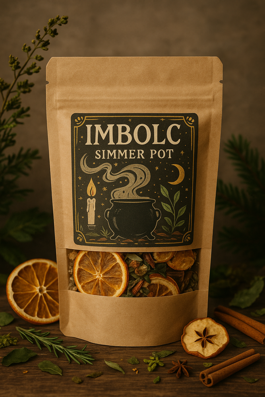 Imbolc Hearth Awakening Simmer Pot
