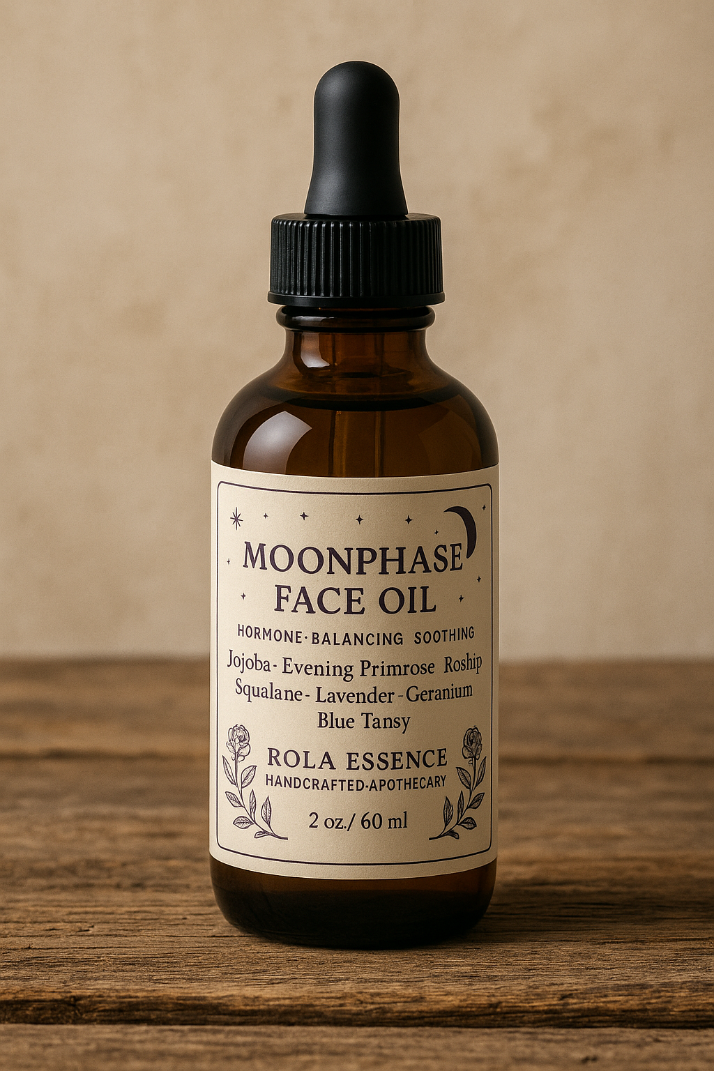Moonphase Face Oil – Hormonal Balancing, Acne Friendly, Skintone Renewing Glow Elixir