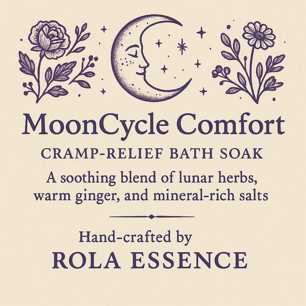MoonCycle Comfort Bath Soak - Inflammation Calming, Relieving, Discomfort Resolution