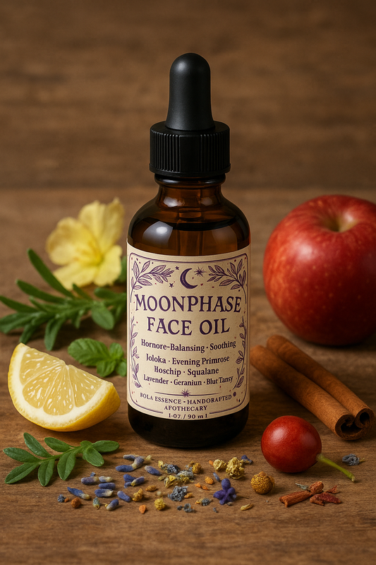 Moonphase Face Oil – Hormonal Balancing, Acne Friendly, Skintone Renewing Glow Elixir
