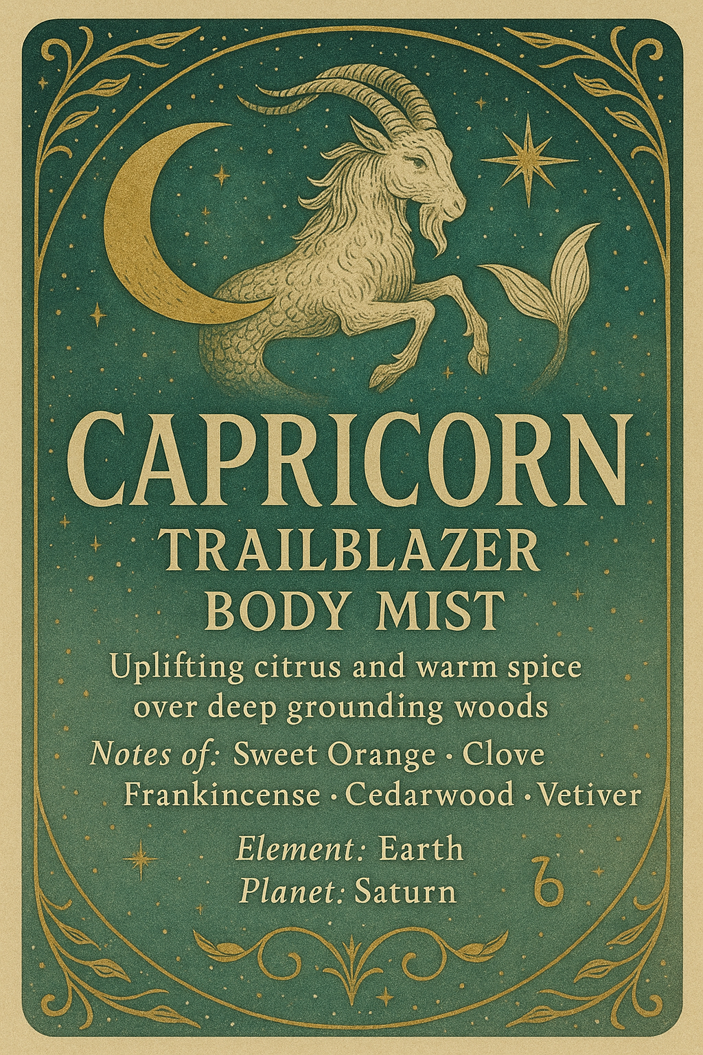 Capricorn Trailblazer Body Mist