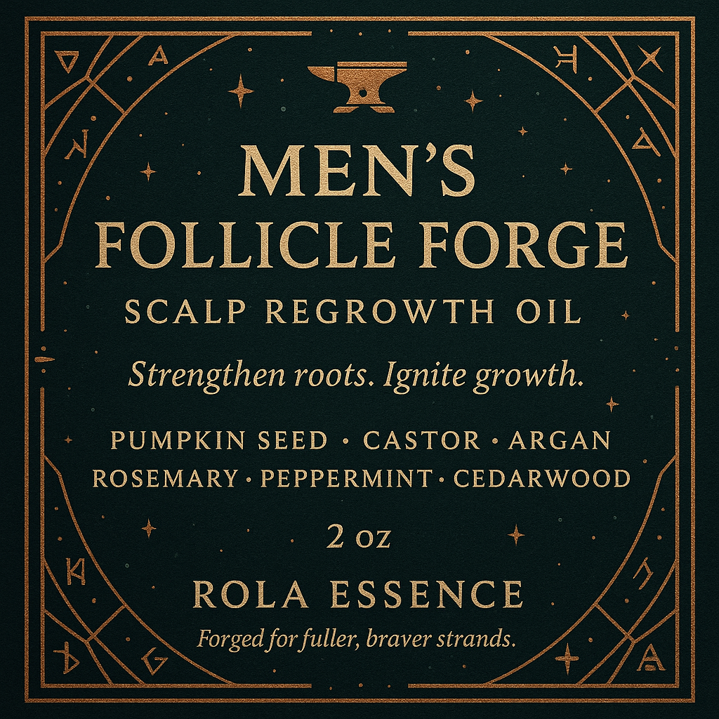 Men’s Follicle Forge – Scalp Regrowth, Strengthening, Hair Regrowing Oil