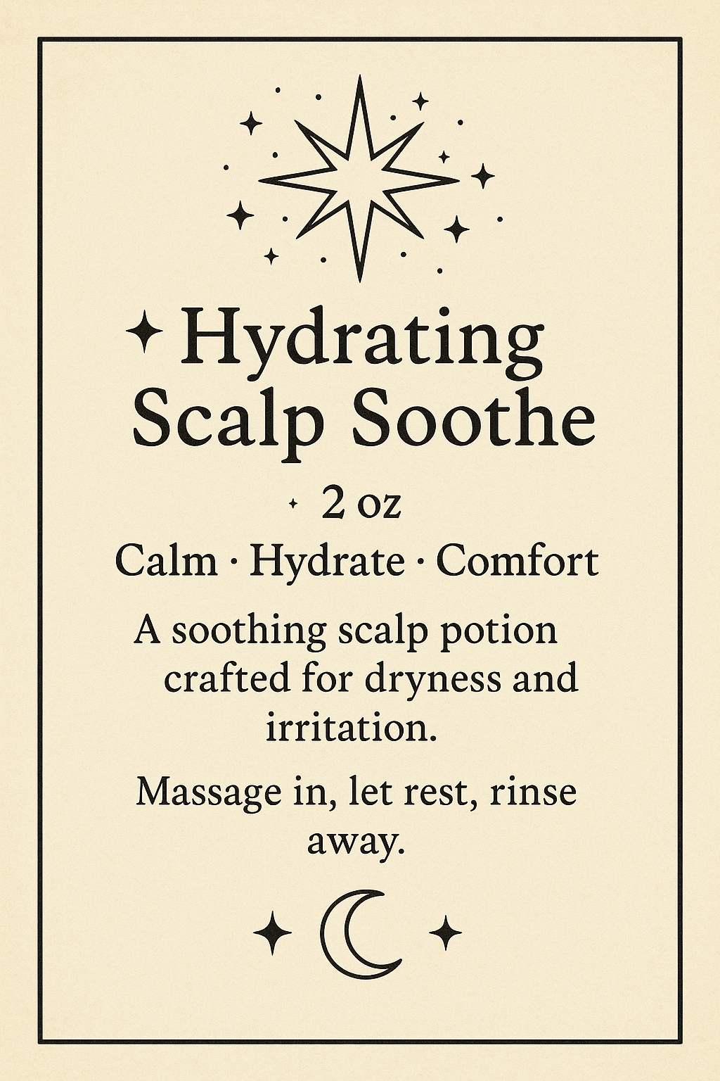 Hydrating Scalp Soothe – Scalp Comfort, Hydrating, Irritation Reducing Oil