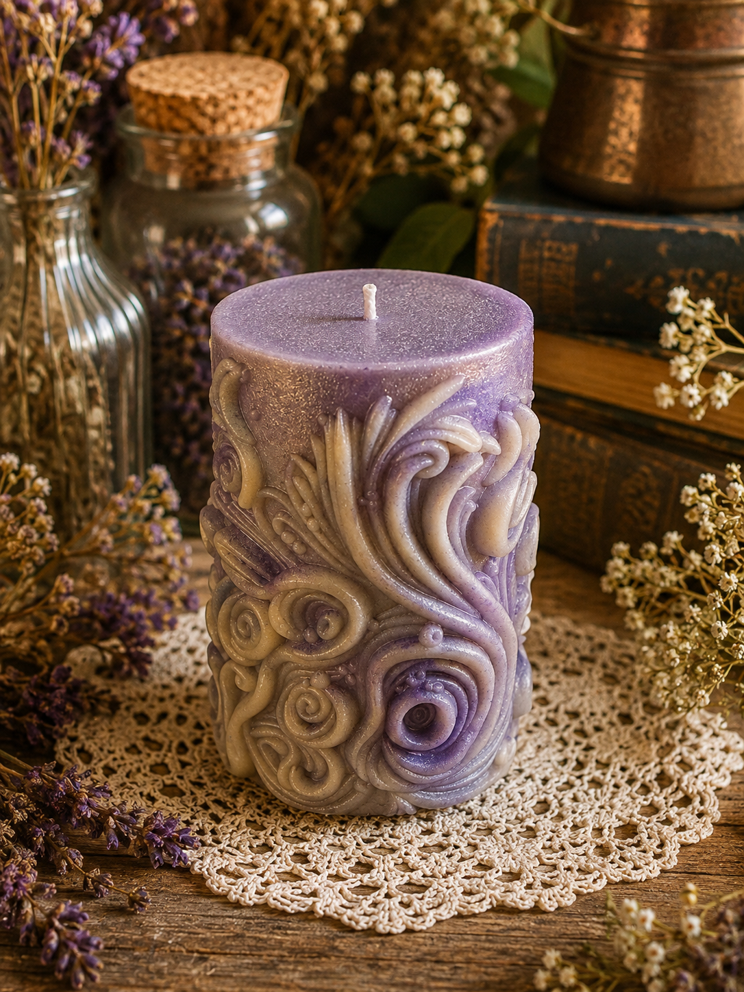 Windweaver Beeswax Candle | Where the Wild Winds Wander