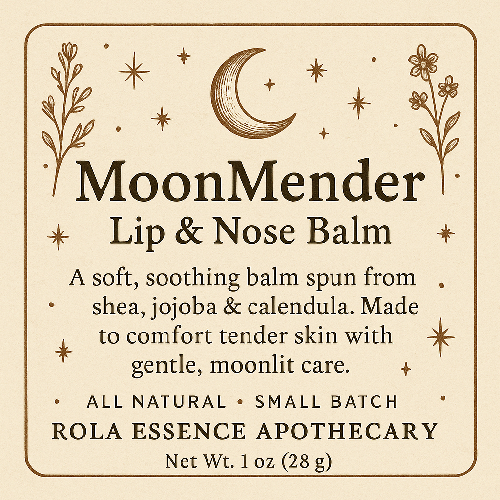 MoonMender Lip & Nose Balm - Comforting • Chapped Skin Soother • Protective