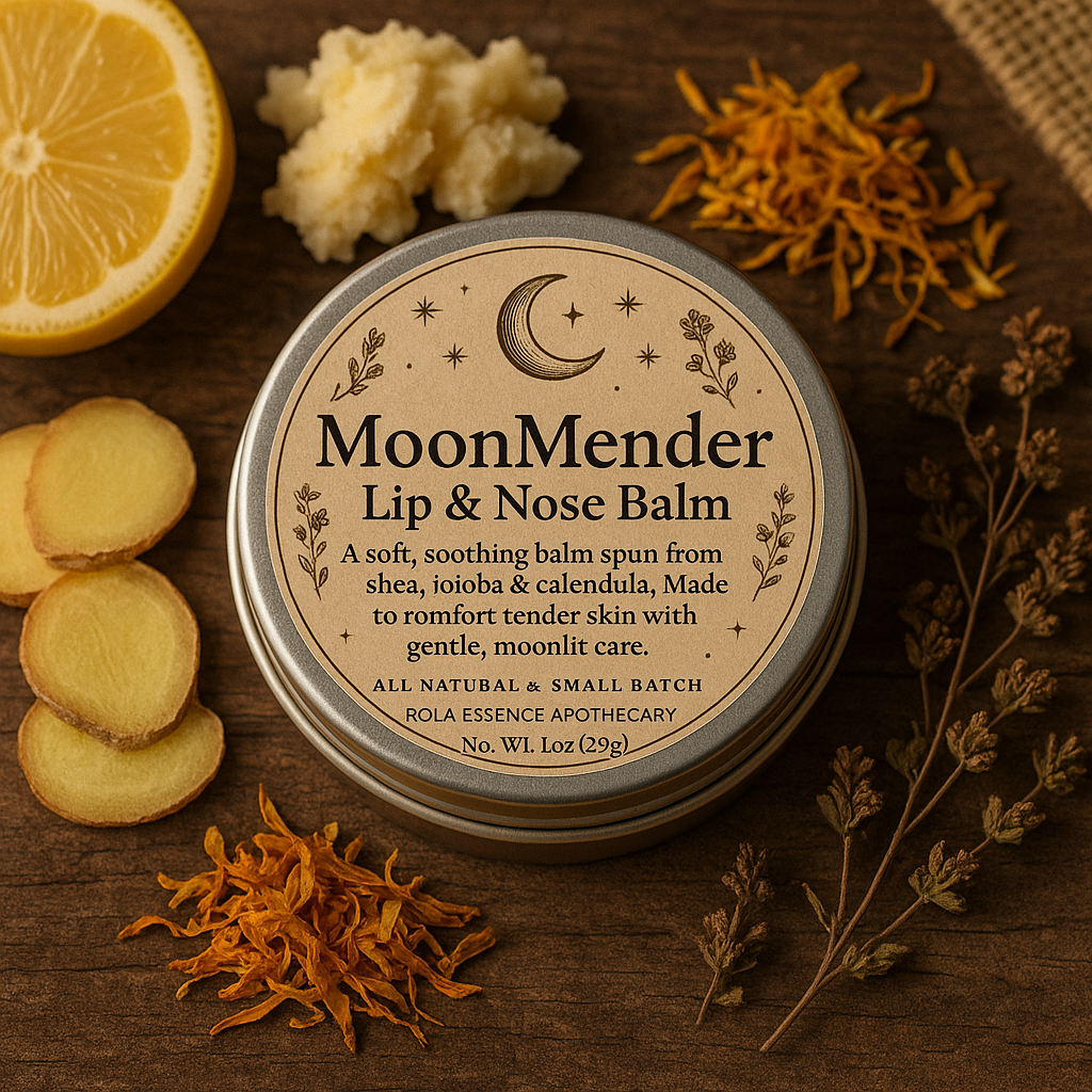 MoonMender Lip & Nose Balm - Comforting • Chapped Skin Soother • Protective