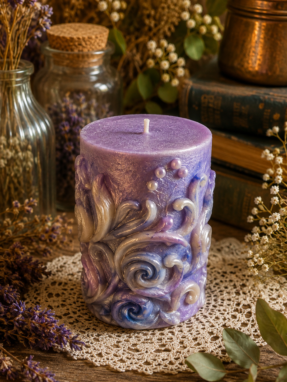 Windweaver Beeswax Candle | Where the Wild Winds Wander
