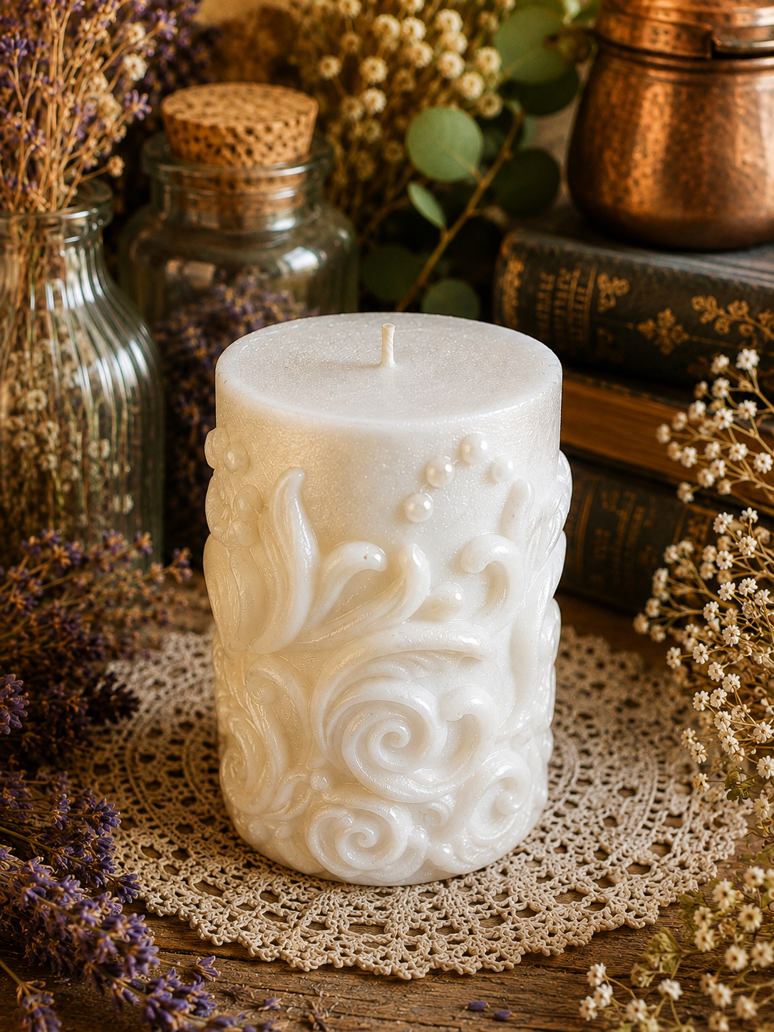 Windweaver Beeswax Candle | Where the Wild Winds Wander