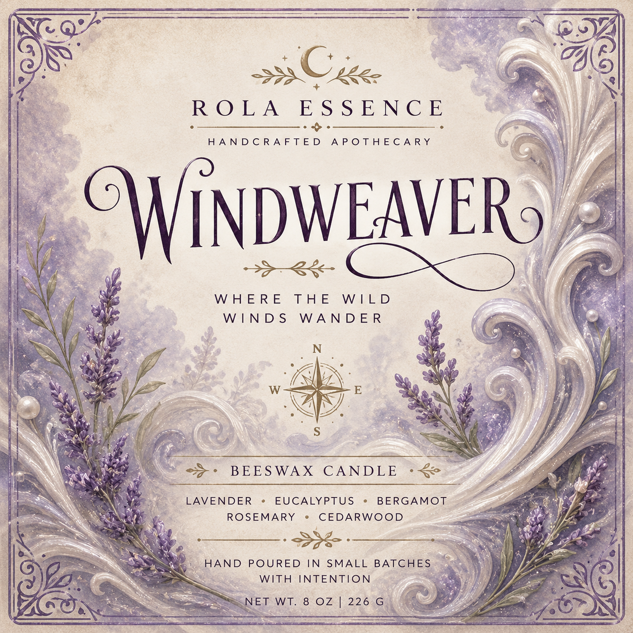 Windweaver Beeswax Candle | Where the Wild Winds Wander