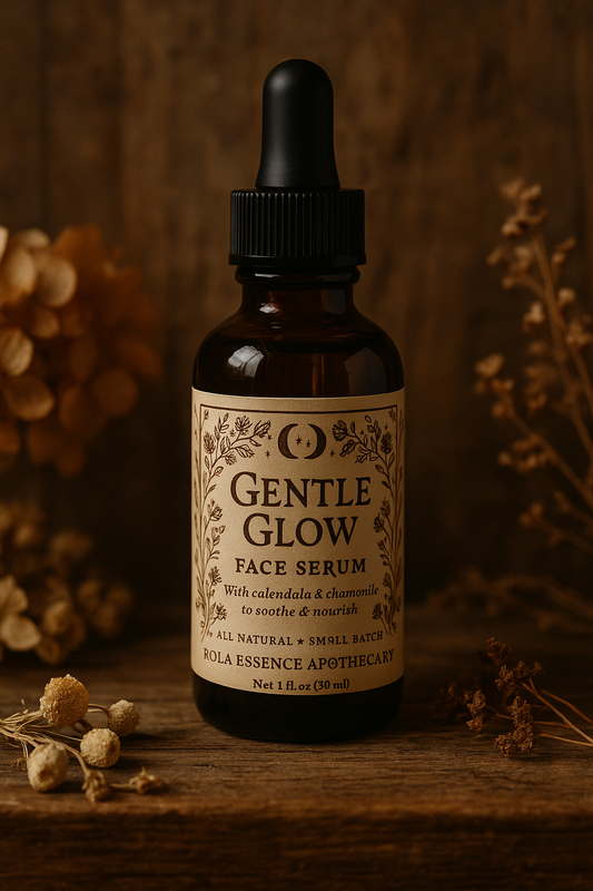 Gentle Glow Face Serum - Dry Skin Replenishing, Hormonal Balance, and Hydrating