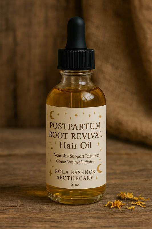 Postpartum Root Revival Hair Oil - Hair regrowth, Scalp Soothing, Postpartum Relief