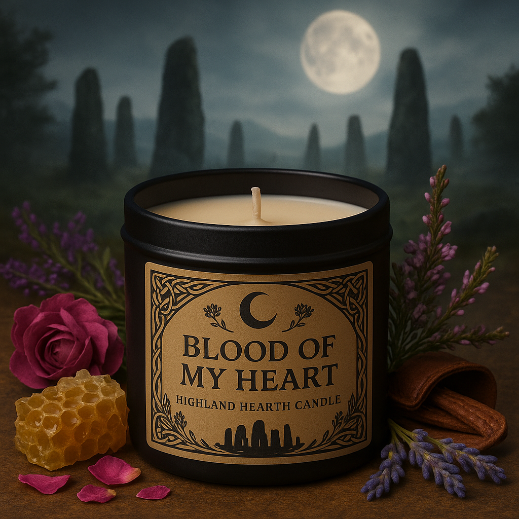 Blood of My Heart — Highland Hearth Candle