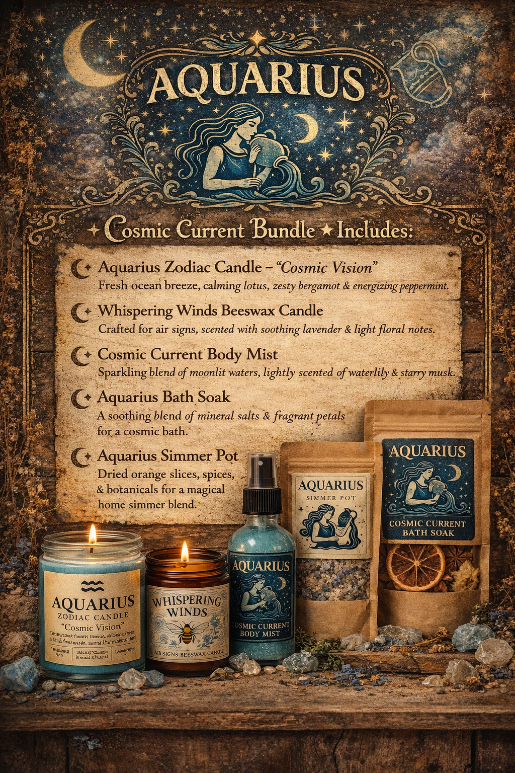 Aquarius Cosmic Current Product Bundle