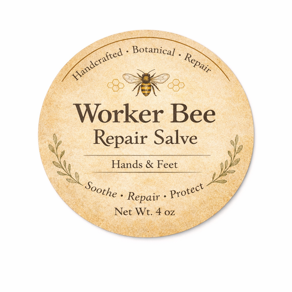 Worker Bee Repair - Salve Hand & Foot Tension Relief with Deep Hydration