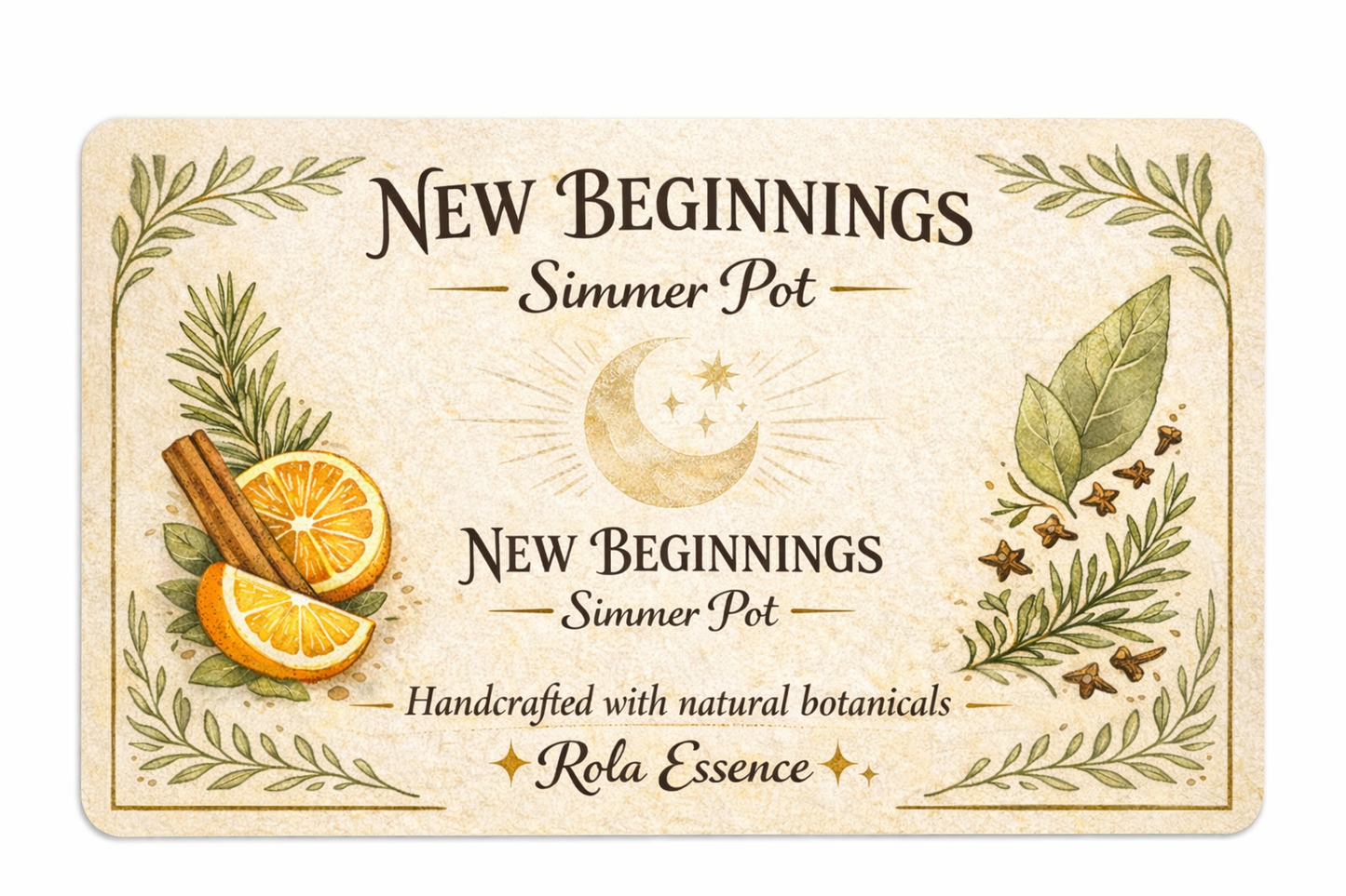 New Beginnings Simmer Pot - For Restart, New Starts, & Fresh Beginnings