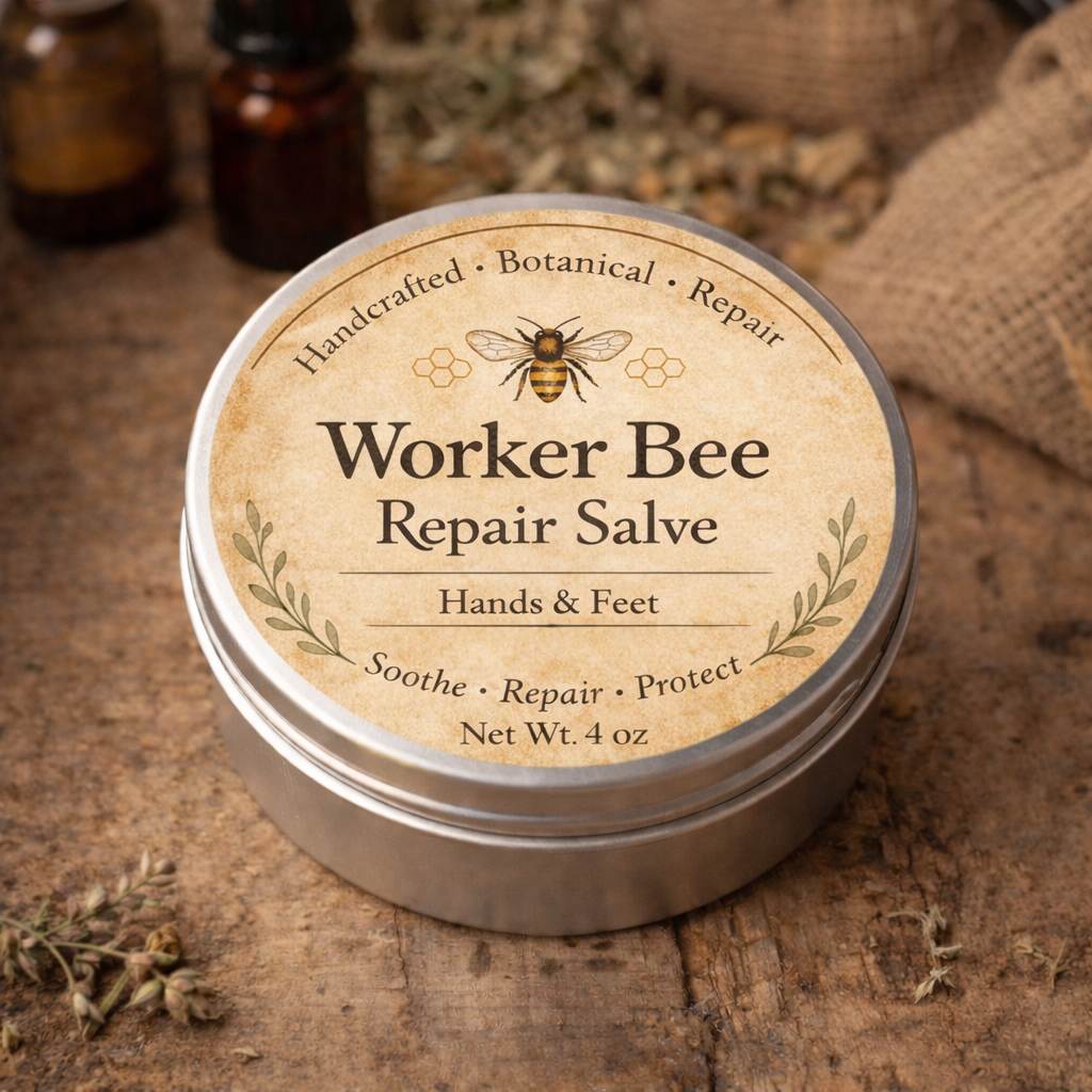 Worker Bee Repair - Salve Hand & Foot Tension Relief with Deep Hydration