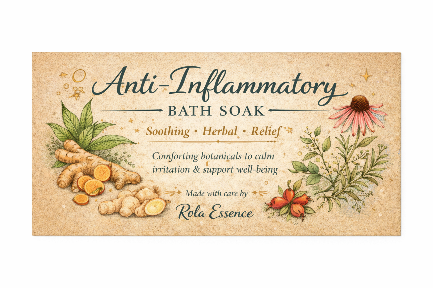 Anti-Inflammatory Bath Soak - Relaxing, Comforting, & Restorative