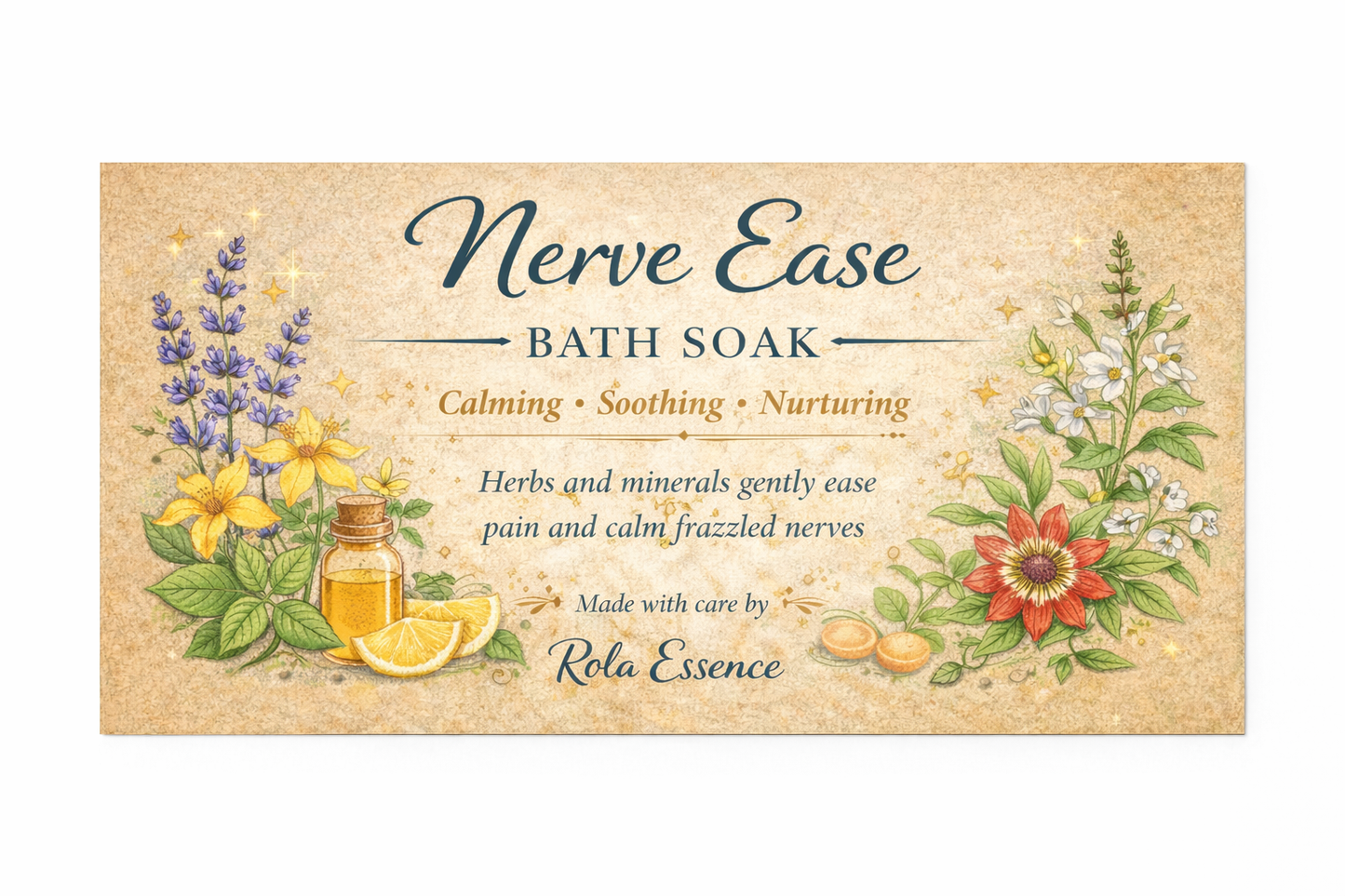 Nerve Ease Bath Soak - Pain Relief, Nerve Pain Soak, Relaxing