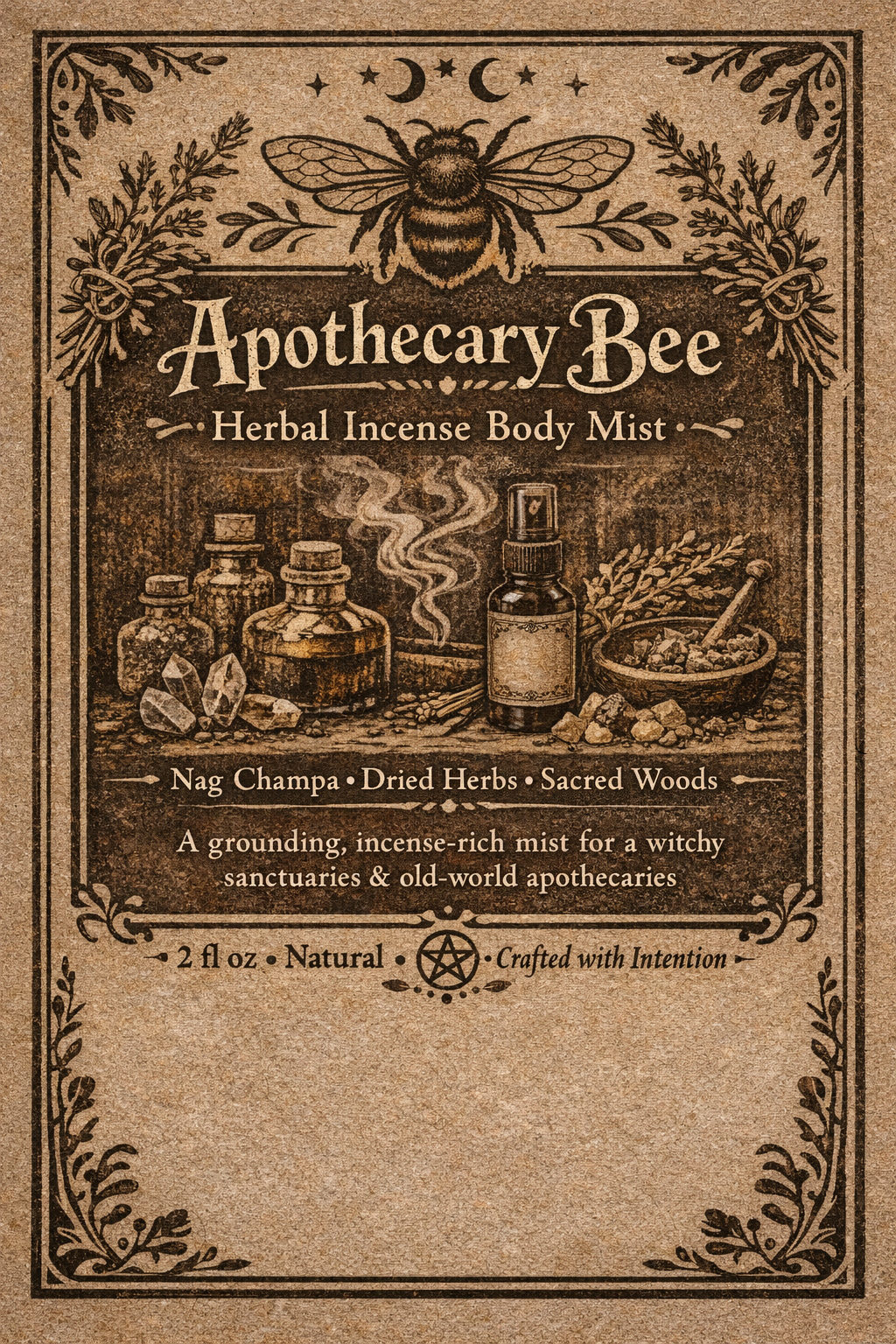 Apothecary Bee – Herbal Incense Body Mist