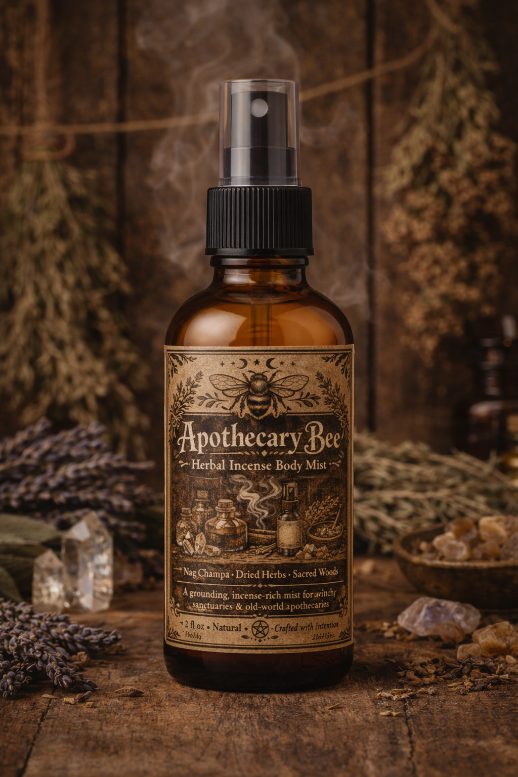 Apothecary Bee – Herbal Incense Body Mist