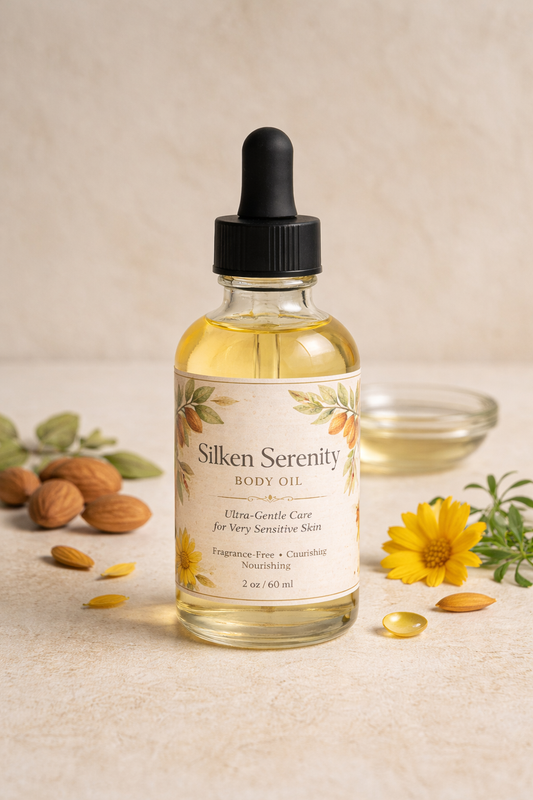 Silken Dew Ultra Hydrating Body Oil - Restoring, Rejuvenating, & Hydrating Dry Body Oil