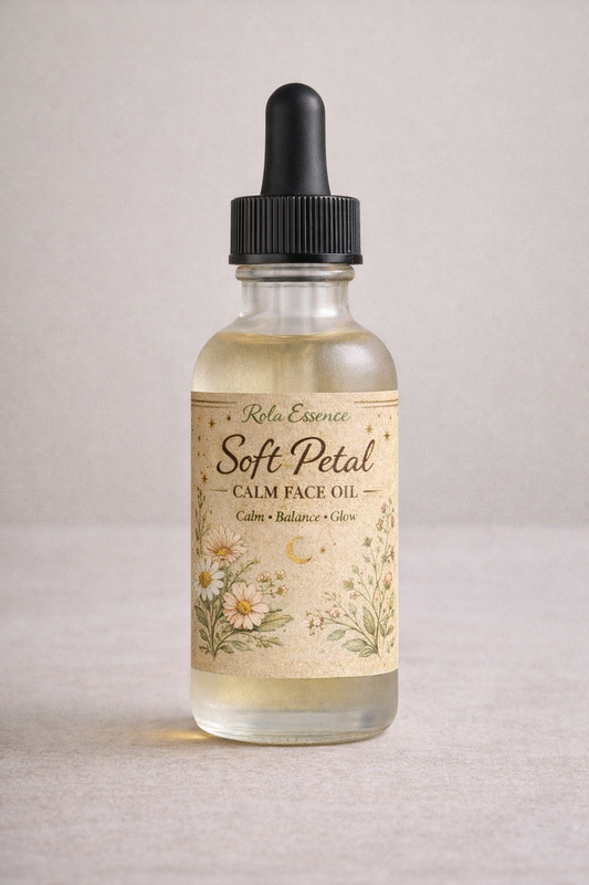 Soft Petal Calm Face Oil - Redness Reducing, Calming, Acne Safe
