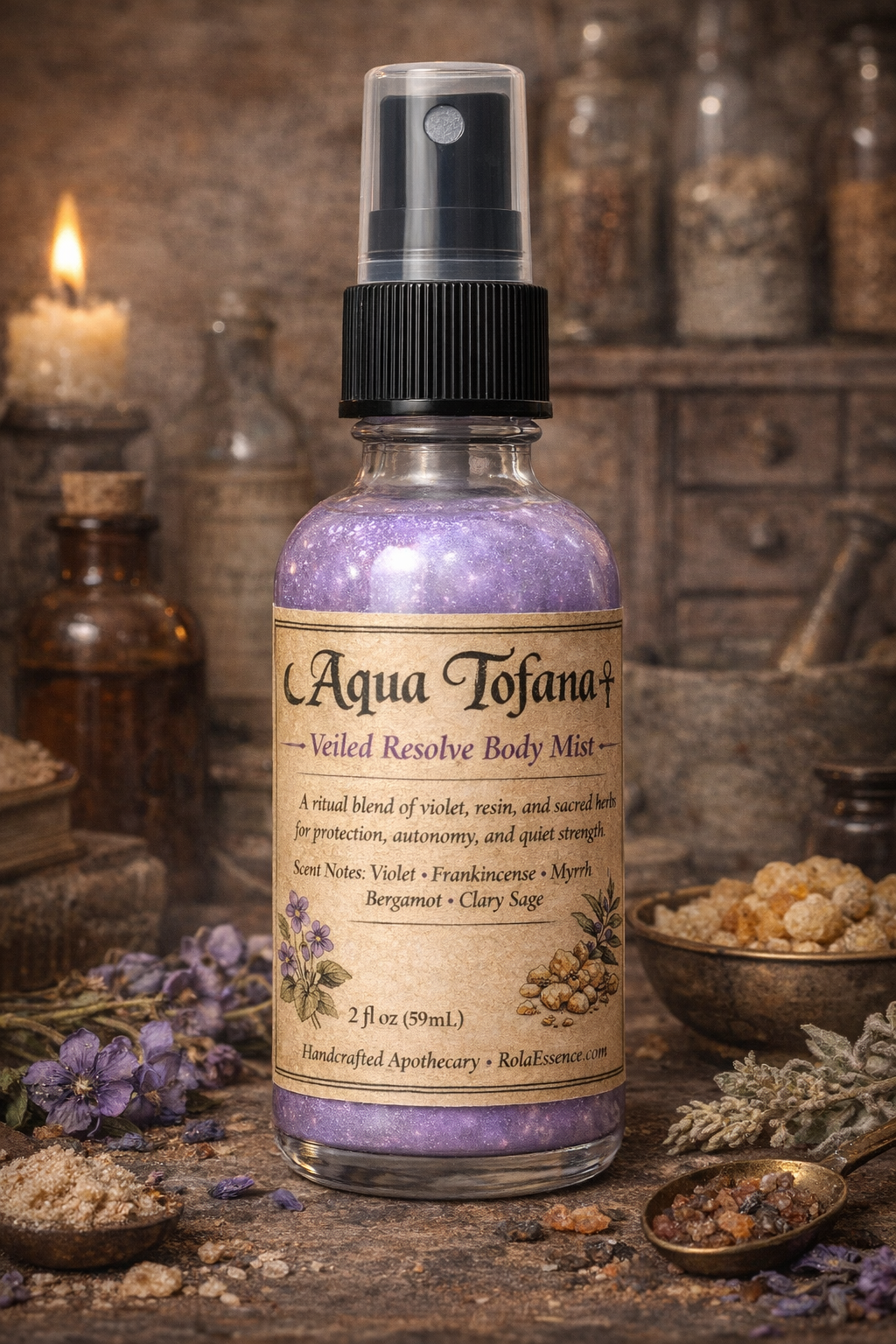Aqua Tofana – Veiled Resolve Body Mist