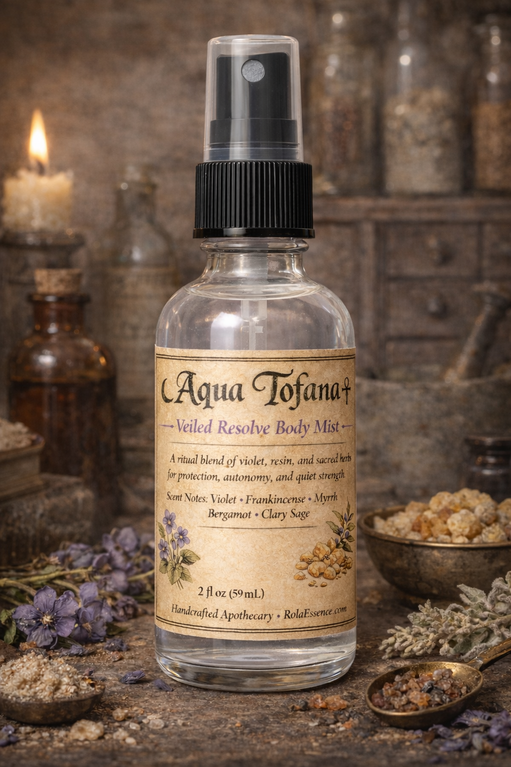 Aqua Tofana – Veiled Resolve Body Mist