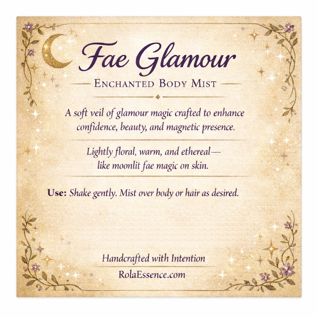 Fae Glamour – Enchanted Body Mist