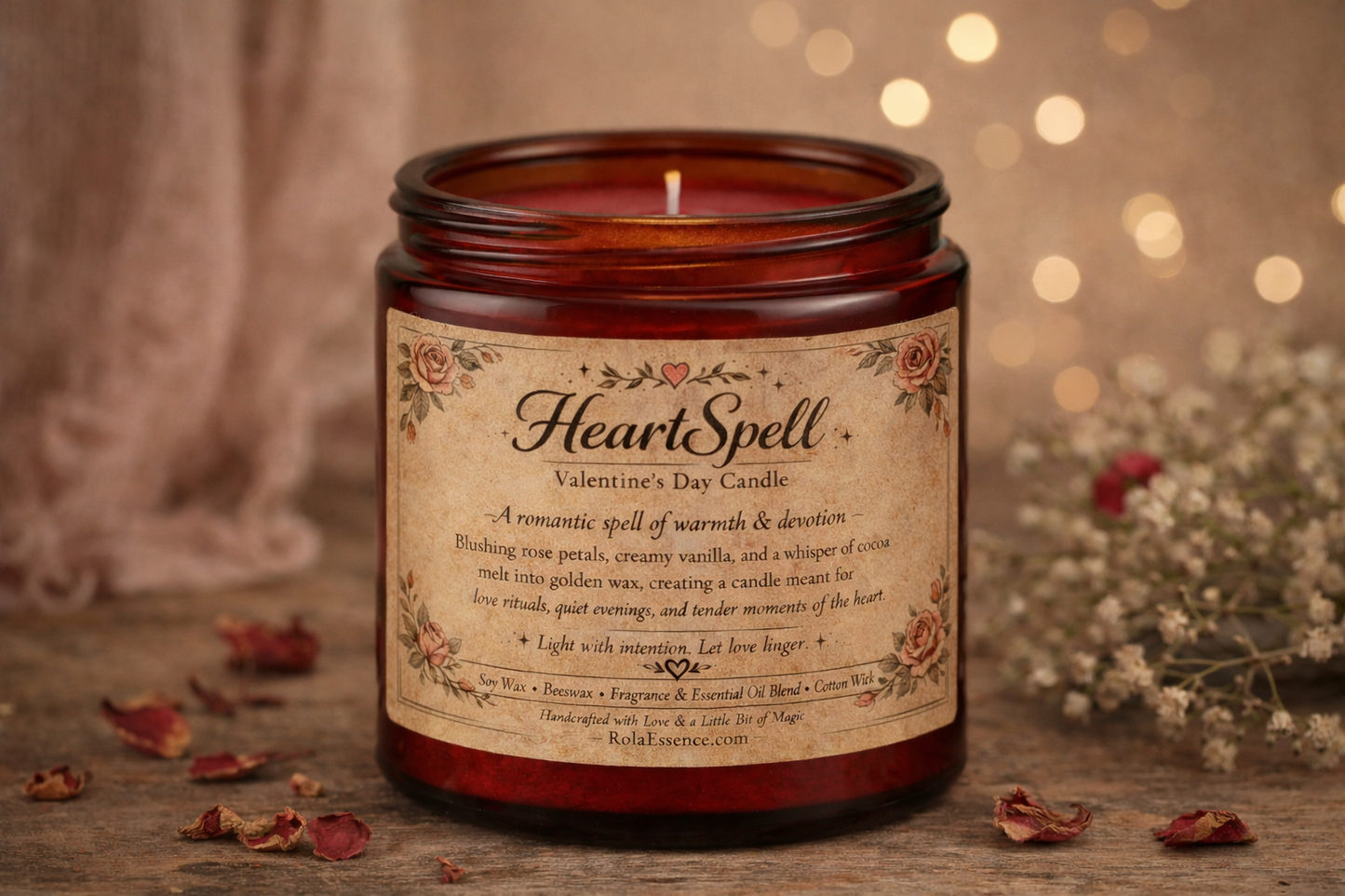 HeartSpell – Valentine’s Day Candle