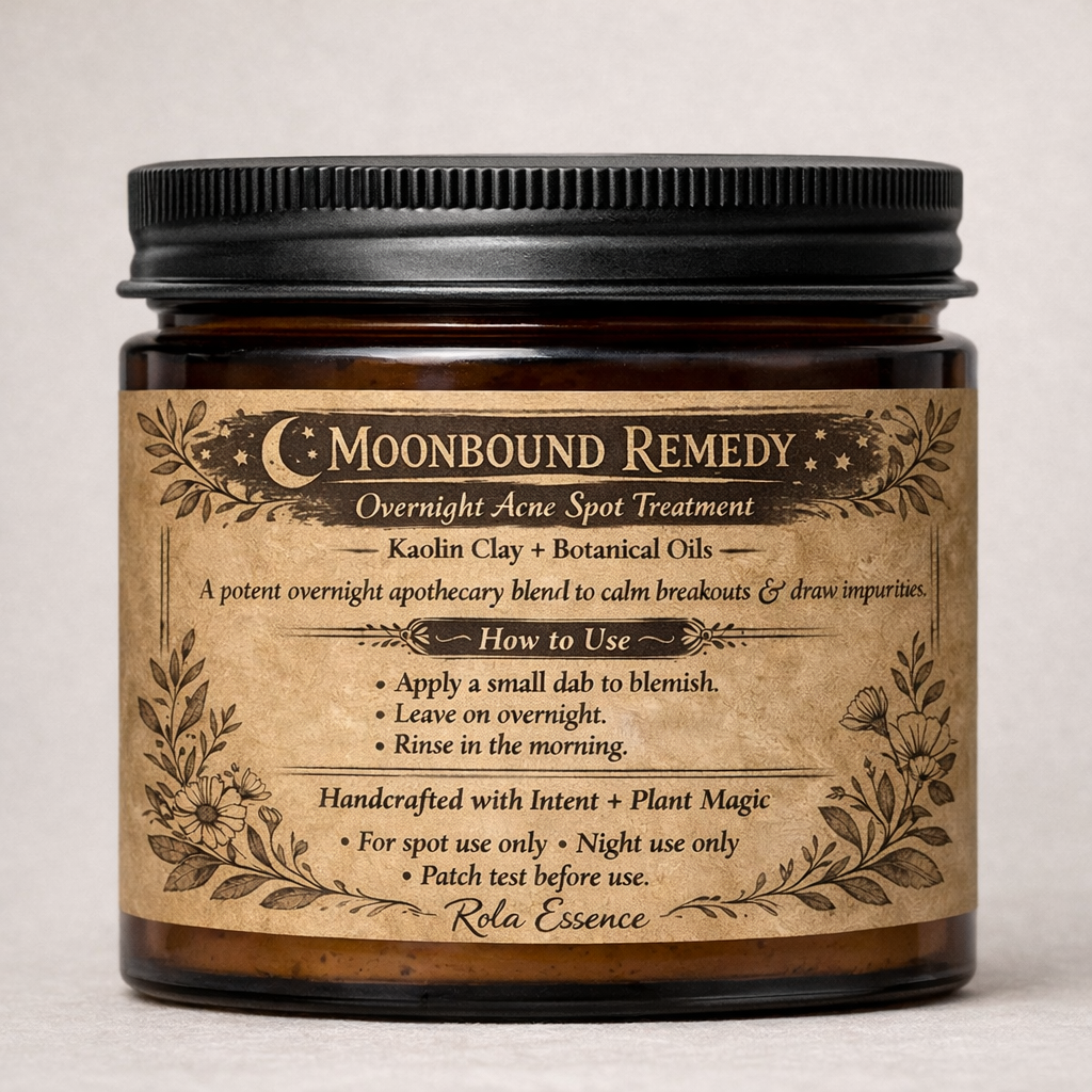 Moonbound Remedy - Clay Acne Spot Treatment, Soothing Clay Mask, Clarifying